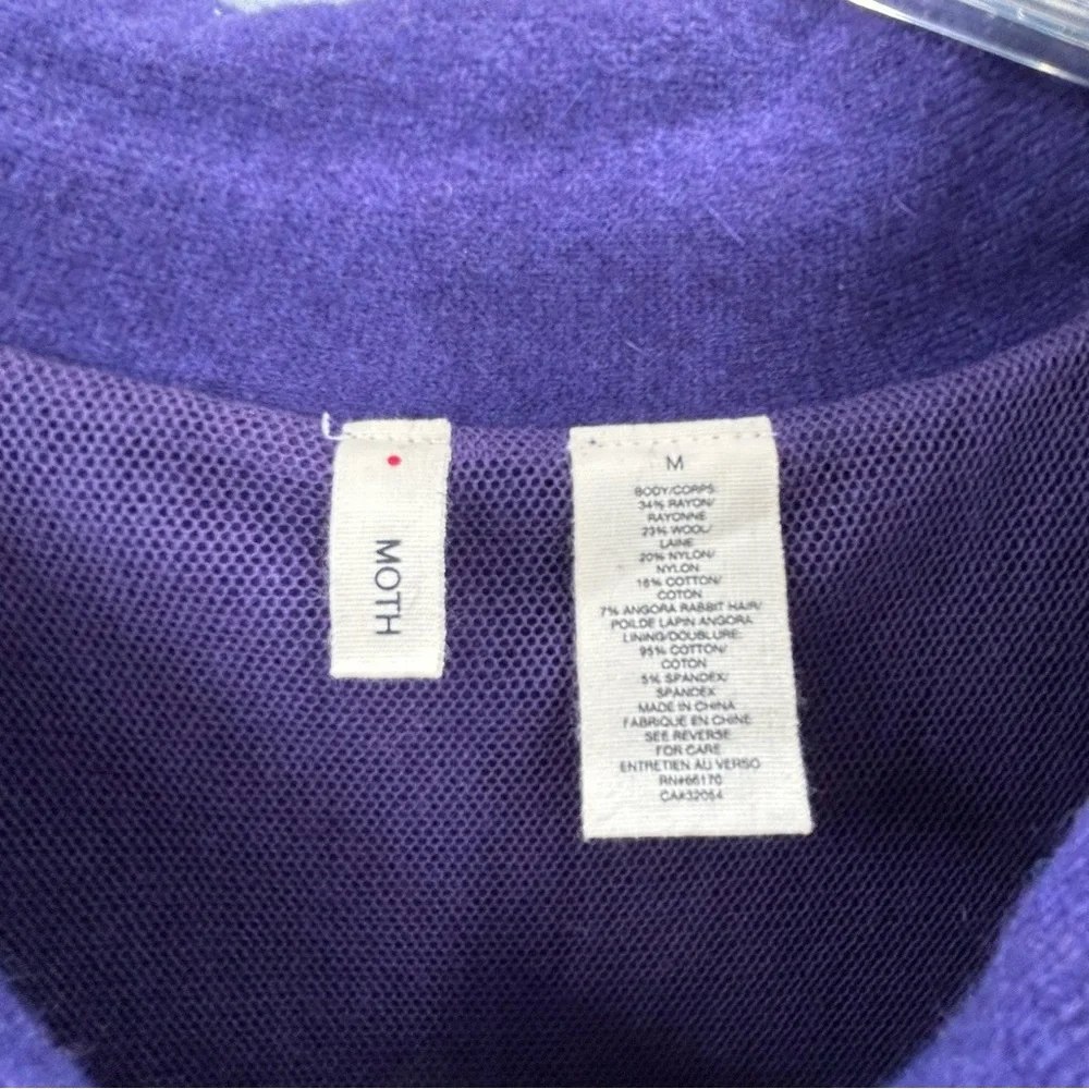 *** Moth Sweater Dress Purple *** M - Picture 5 of 6